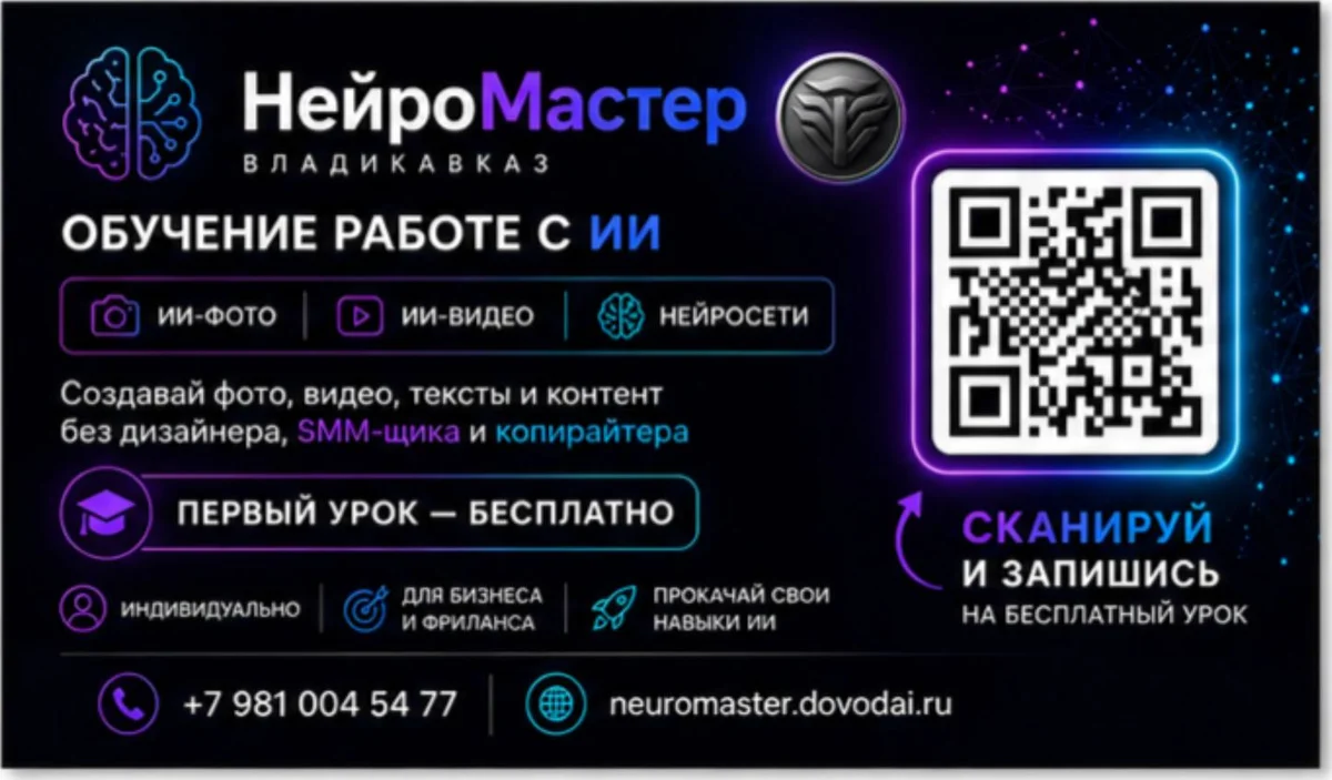 Визитка Нейро Мейстер
